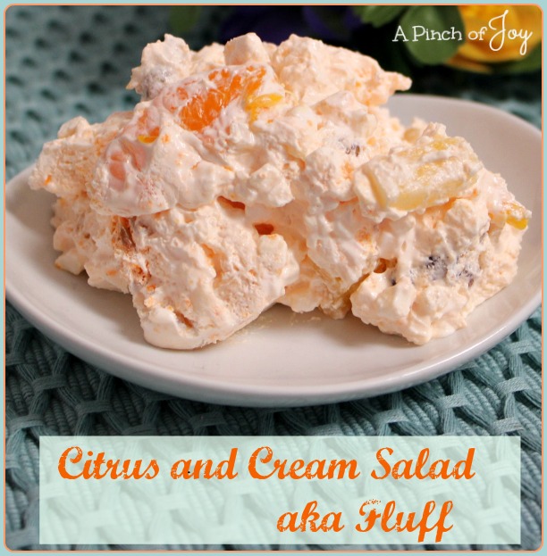 Citrus and Cream Salad -- A Pinch of Joy