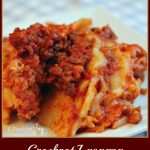 Crockpot Lasagna -- A Pinch of Joy