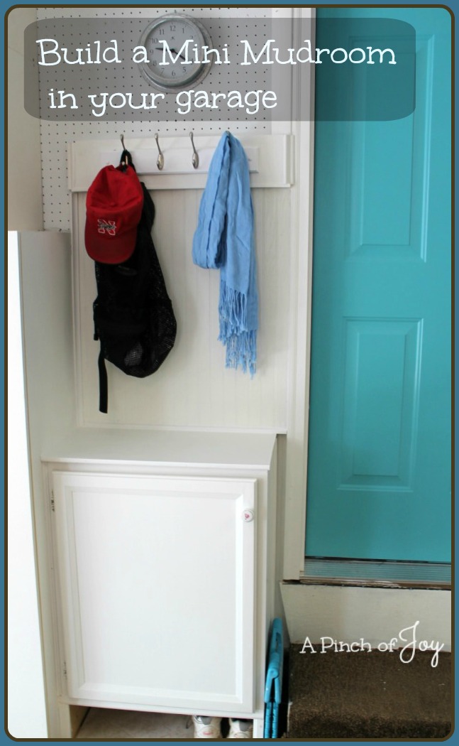 Build a Mini Mud Room - A Pinch of Joy