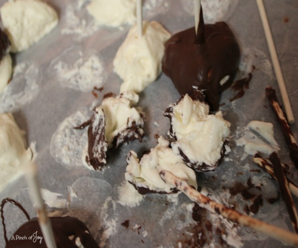 Chocolate Dipping Mess -- A Pinch of Joy