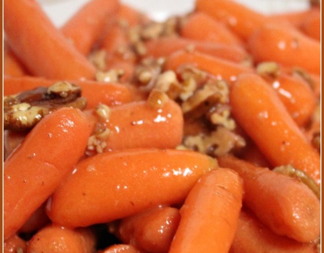 Maple Glazed Baby Carrots
