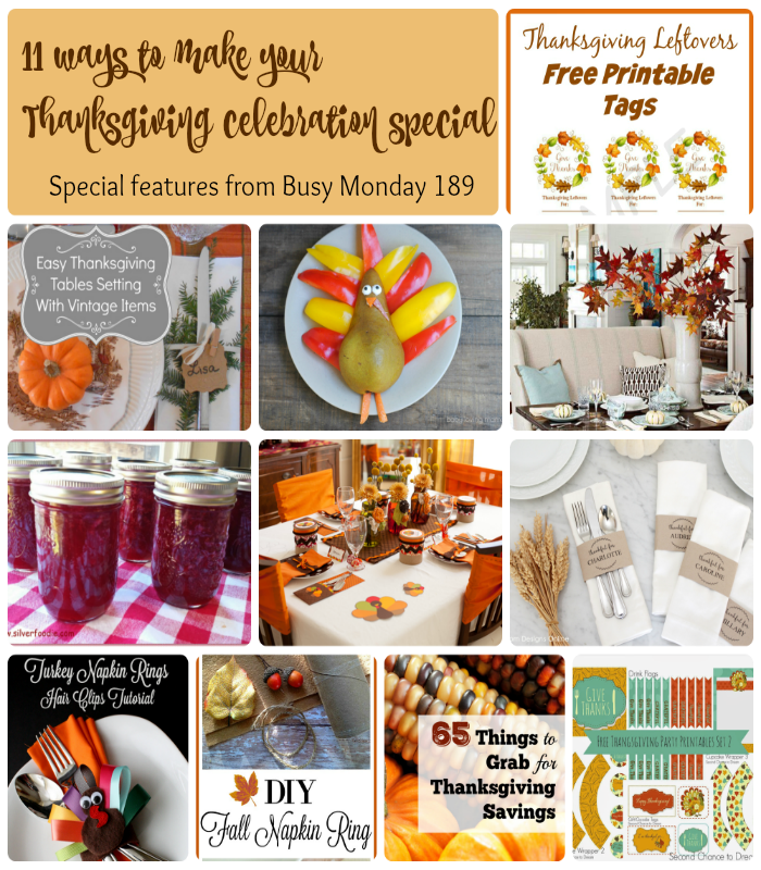11 Ways to Make your Thanksgiving Special --A Pinch of Joy