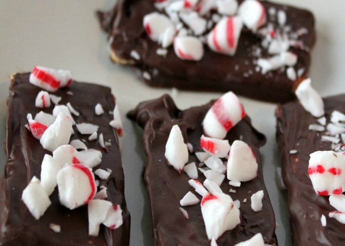 Chocolate Peppermint Grahams -- A Pinch of Joy