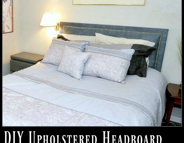 Upholstered Headboard –  A quick and easy DIY