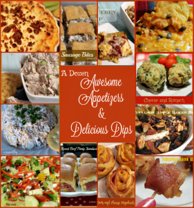 A dozen Awesome Appetizers and Delicious Dips -- A Pinch of Joy