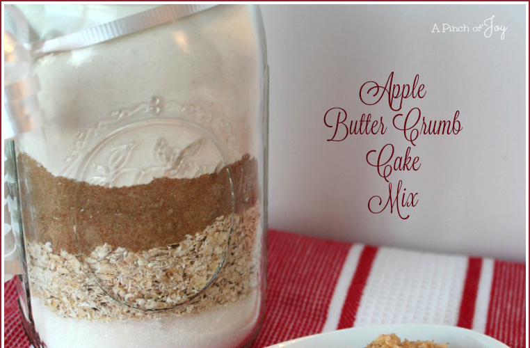 Apple Butter Crumb Cake Mix — Gift in a Jar