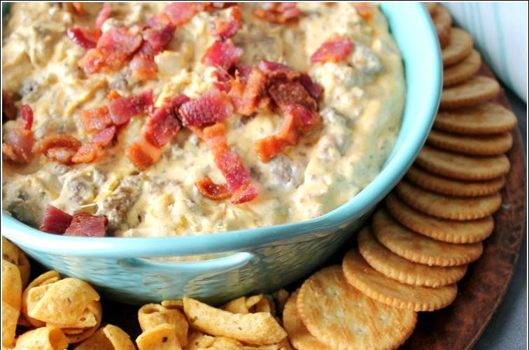 Cheeseburger Dip -- A Pinch of Joy