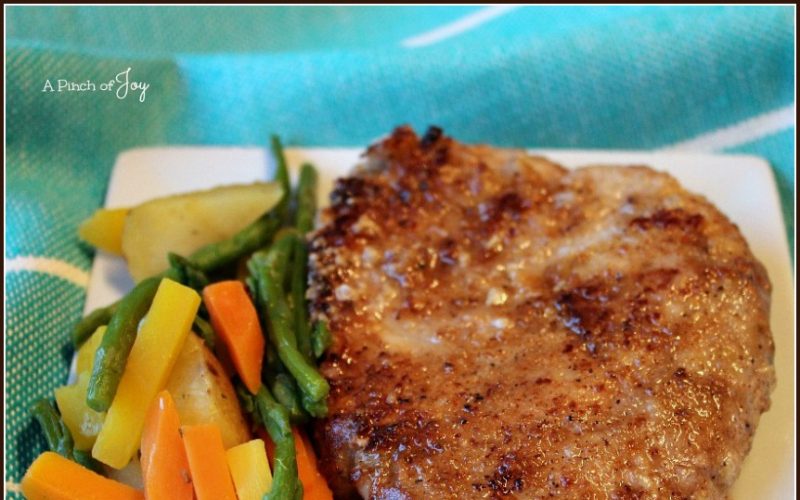 Lemon Pepper Pork Chops. A Pinch of Joy Tender, flavorful quick skillet meal