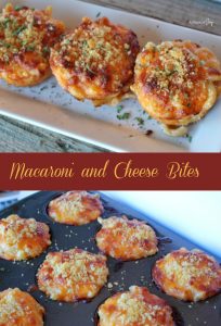 Marcaroni and Cheese Bites - A Pinch of Joy Appetizer