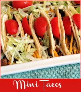 Mini Tacos -- A Pinch of Joy #Appetizer