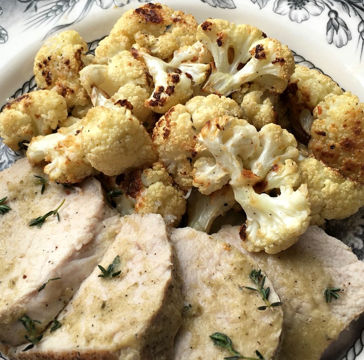Quick and Easy Roasted Cauliflower -- A Pinch of Joy