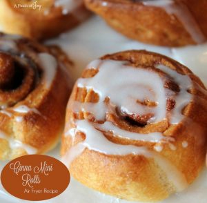 CinnaMini Rolls A Pinch of Joy #AirFryer