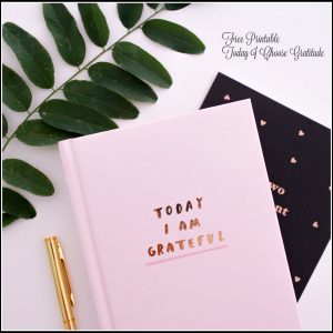 Today I Choose Gratitude -- Free Printable A Pinch of Joy #Thanksgiving #Grateful