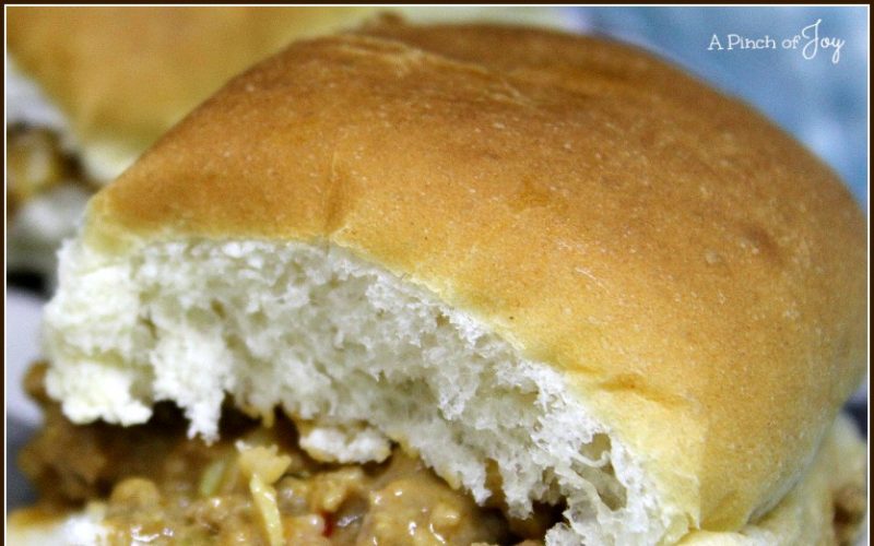 Creamy and delicious, Gumbo Sloppy Joe Sliders are so quick and easy!