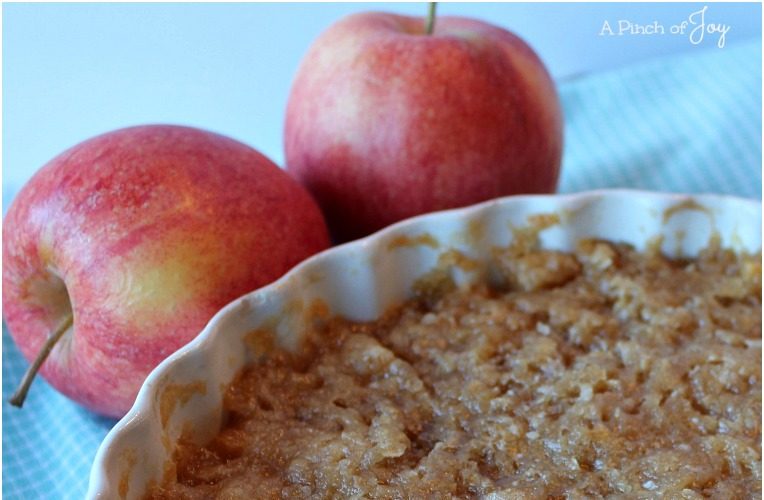 Buttery Apple Crisp - light and buttery deliciousness!