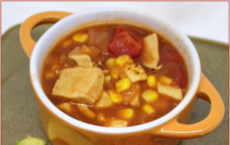 Tex Mex Chicken Soup -- What's for Lunch -- A Pinch of Joy