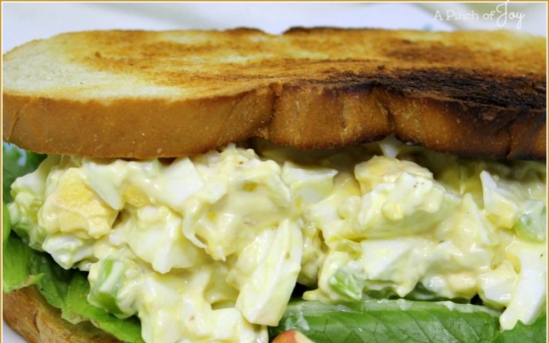 Deviled Egg Salad Sandwich