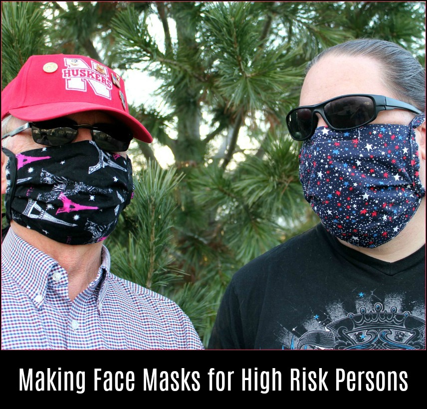 Making Face Masks for High Risk Persons -- A Pinch of Joy