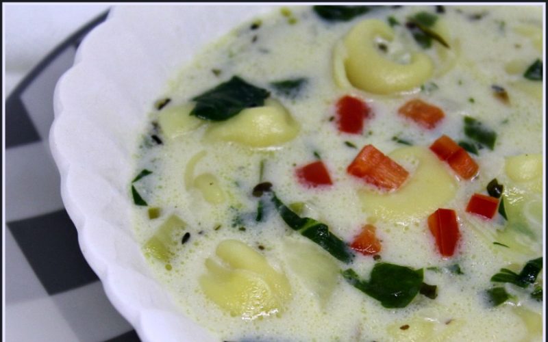 Creamy Tortellini Soup -- A Pinch of Joy Quick and Easy