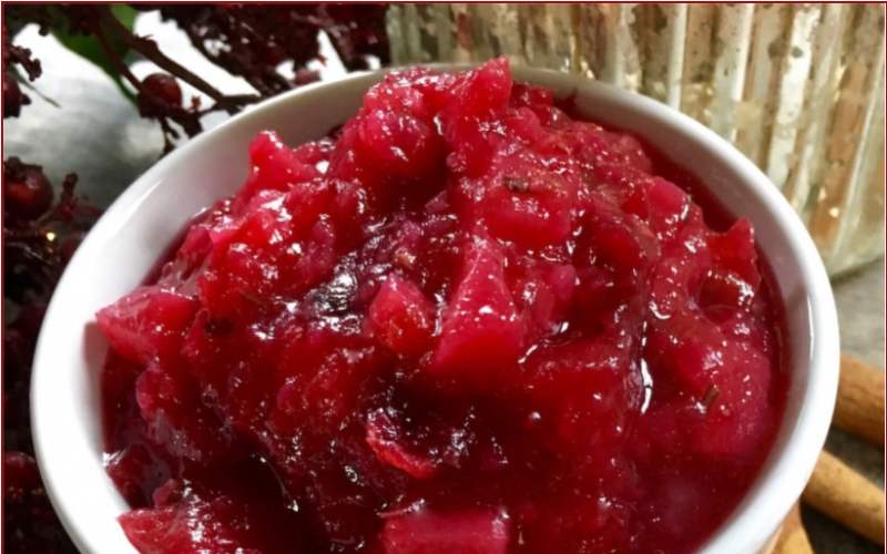 Cranberry Pear Sauce