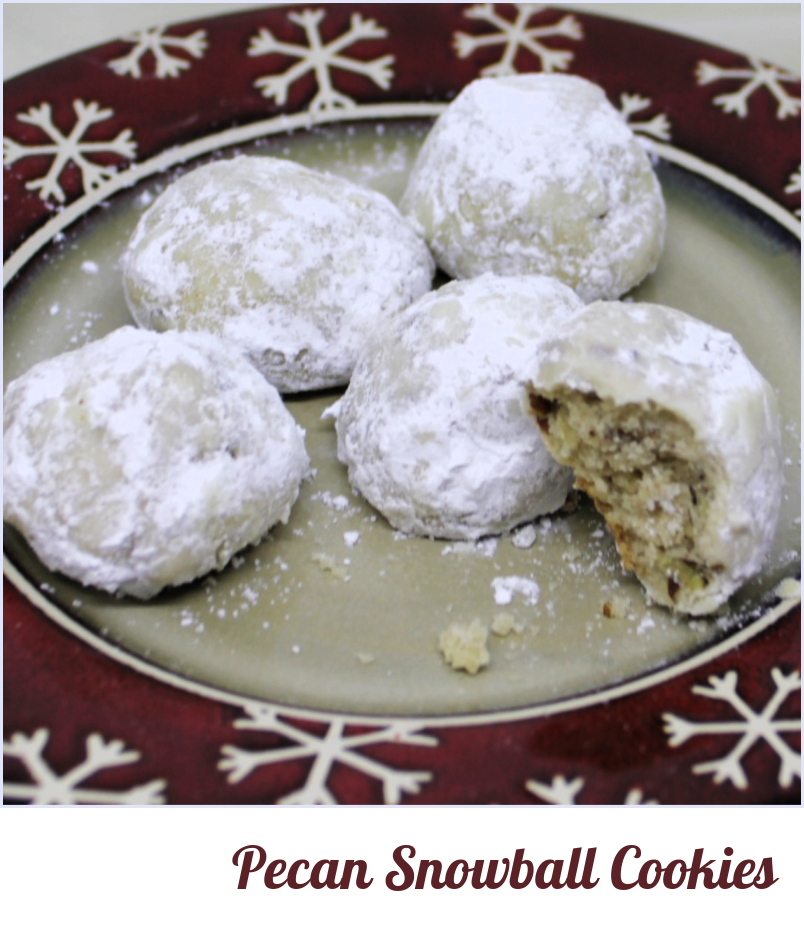 Pecan Snowballs - A Classic Cookies at A Pinch of Joy