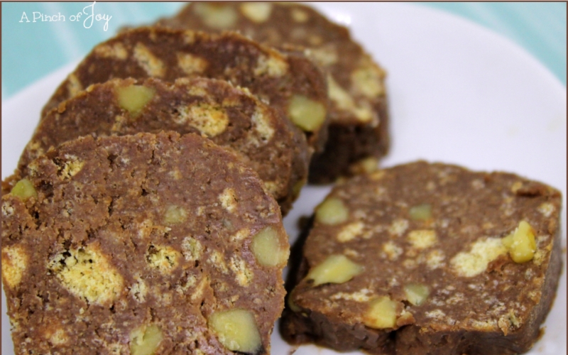 Chocolate and Cream No Bake Cookies