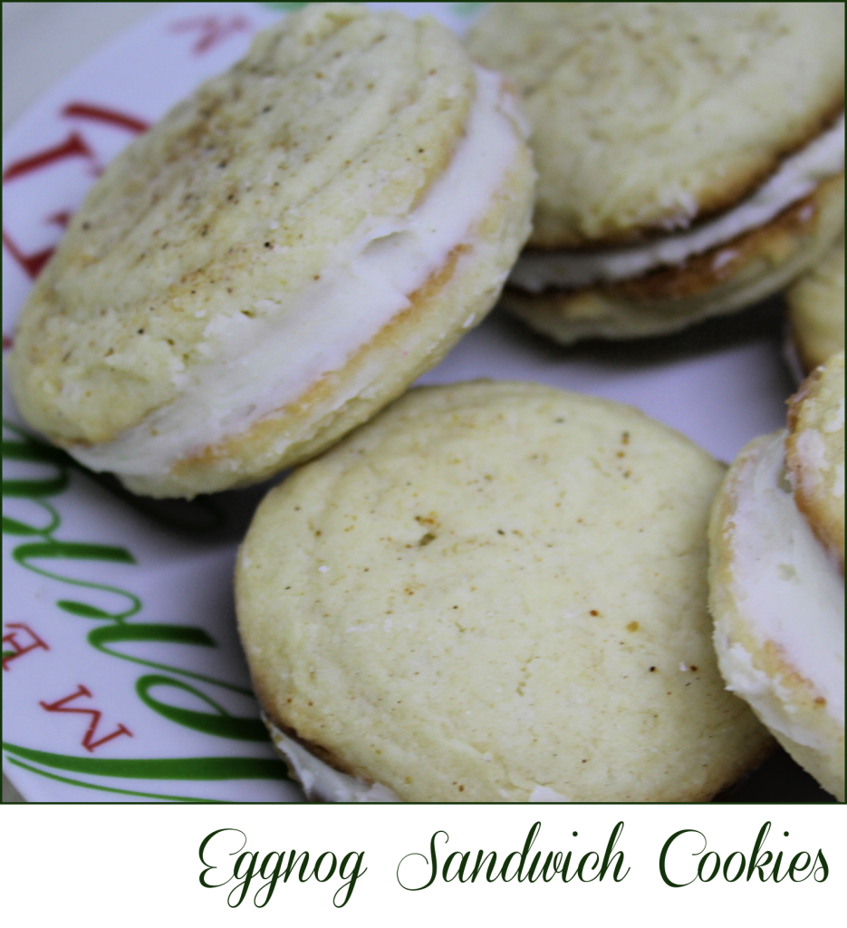 Eggnog Sandwich Cookies