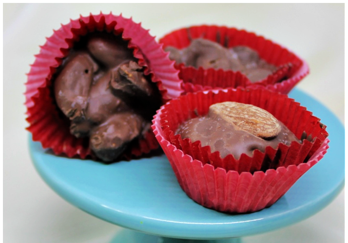 Double Chocolate Toasted Almond Clusters