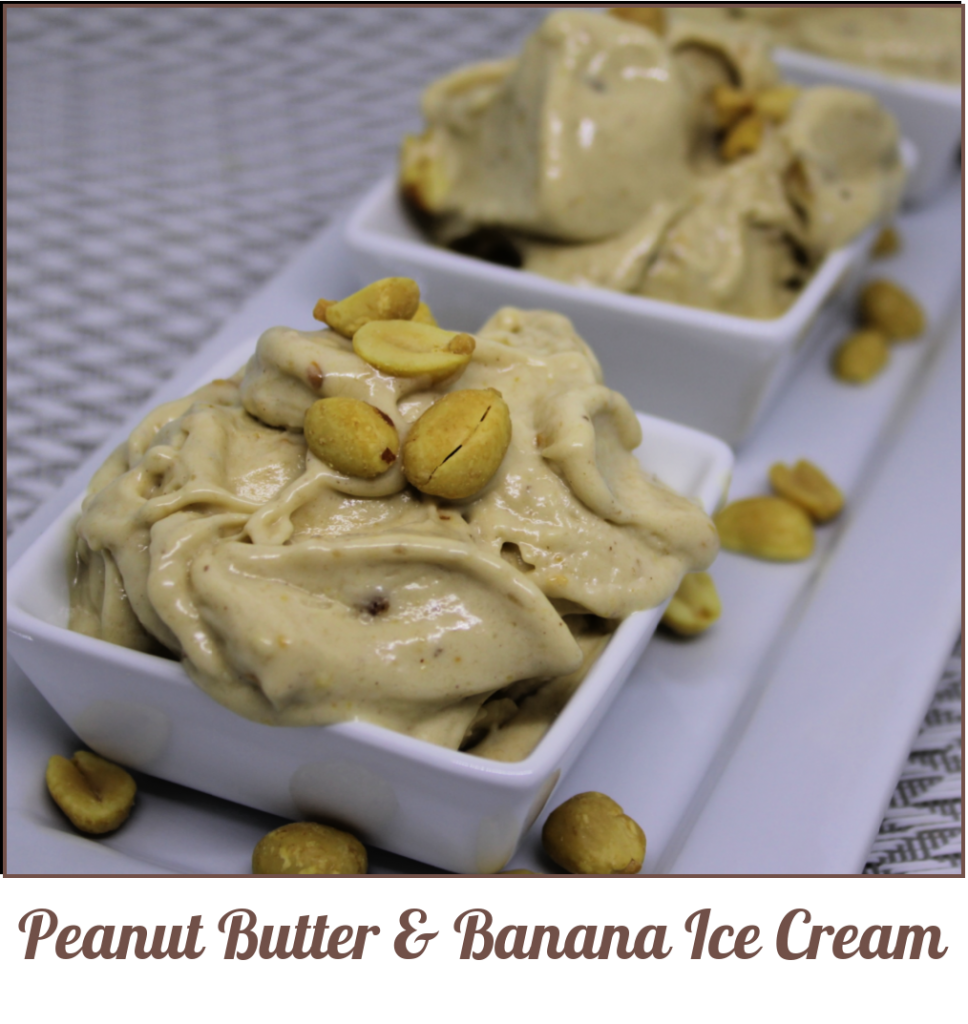Peanut Butter and Banan Ice Cream - A Pinch of Joy