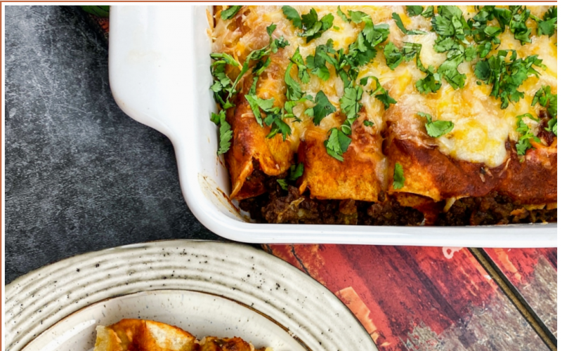 Easy Beef Enchiladas