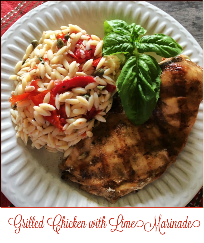 Grilled Chicken with Lime Marinade -- A Pinch of Joy