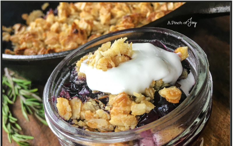 Blueberry Maple Crisp