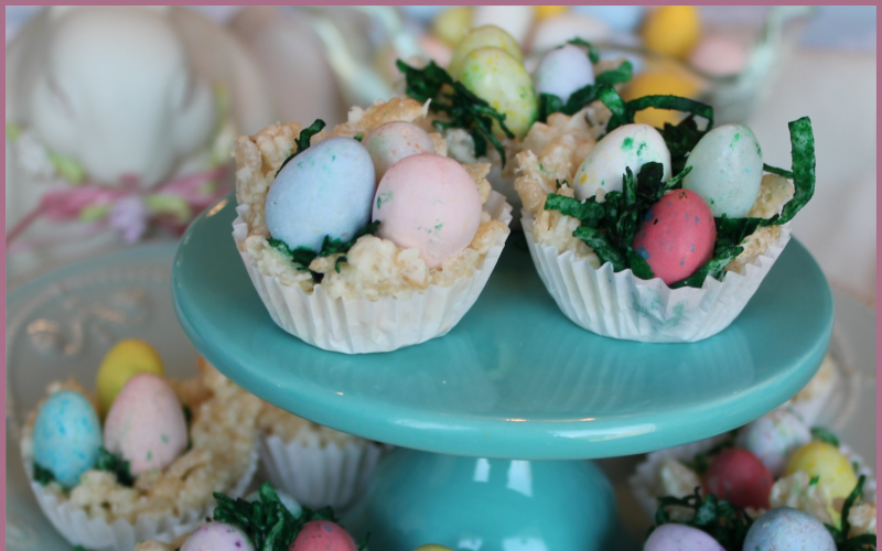 Crispy Candy Easter Baskets