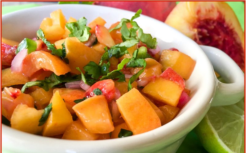 Spicy Peach Salsa