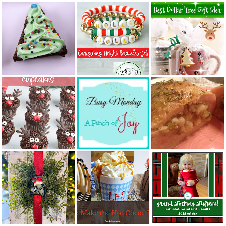 Collage of photos from featured blogs