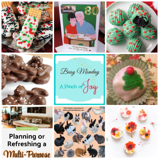 Collage of photos from posts featured in this weeks link up.