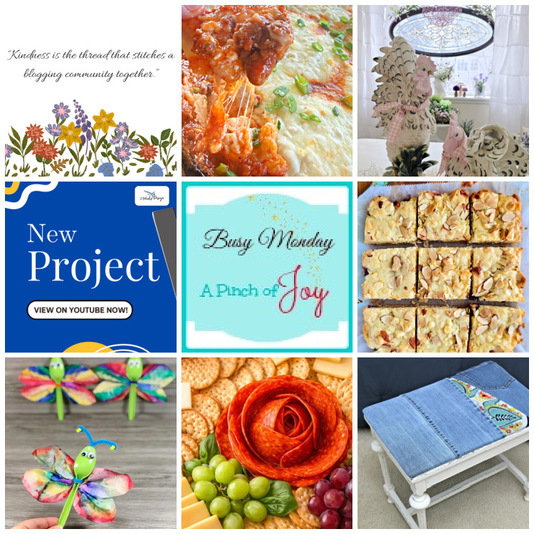 Collage of photos from featured blogs