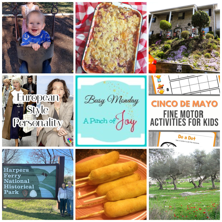 Collage of photos from featured blogs this week