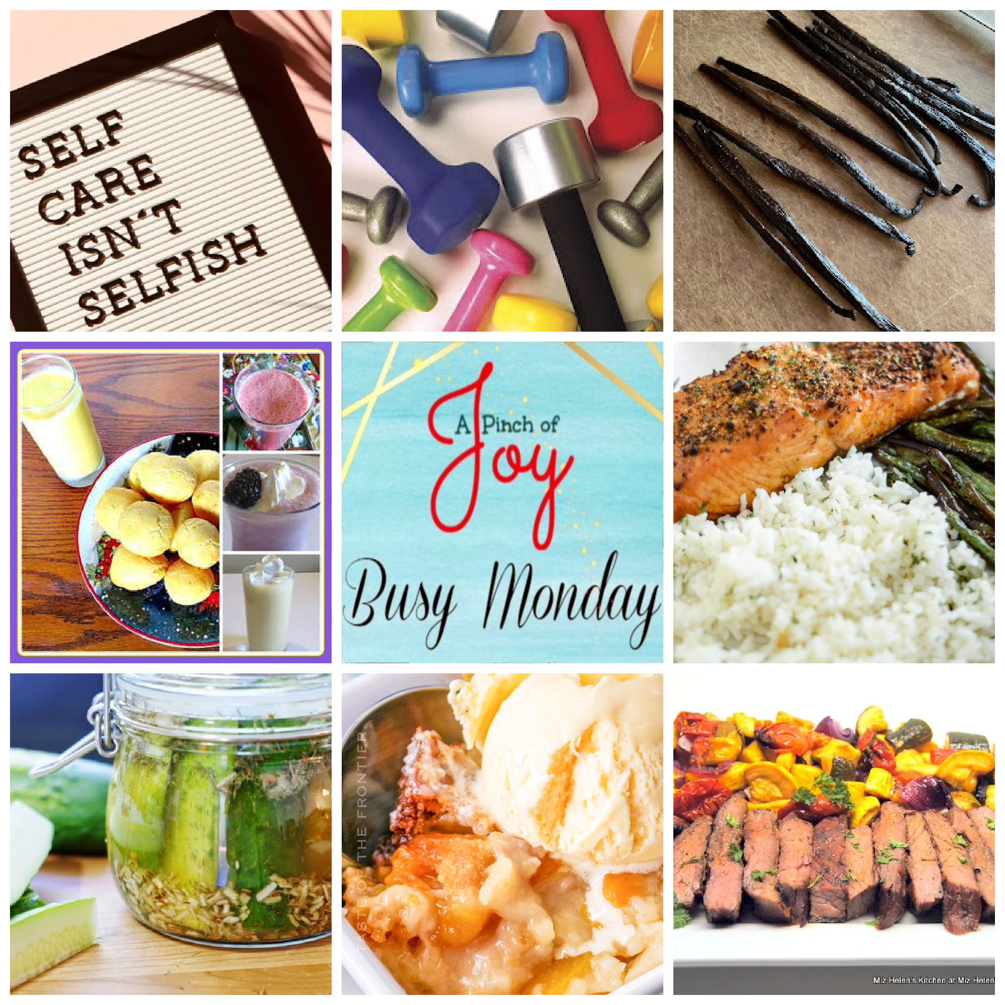 Collage of Photos from posts featured this week